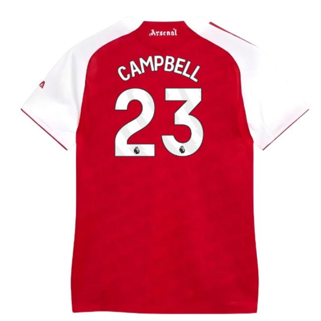 2025-2026 Arsenal Authentic Home Shirt (Womens) (Campbell 23)