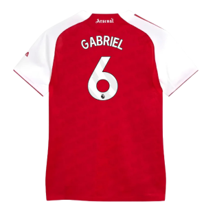 2025-2026 Arsenal Authentic Home Shirt (Womens) (Gabriel 6)