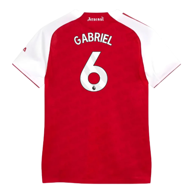 2025-2026 Arsenal Authentic Home Shirt (Womens) (Gabriel 6)