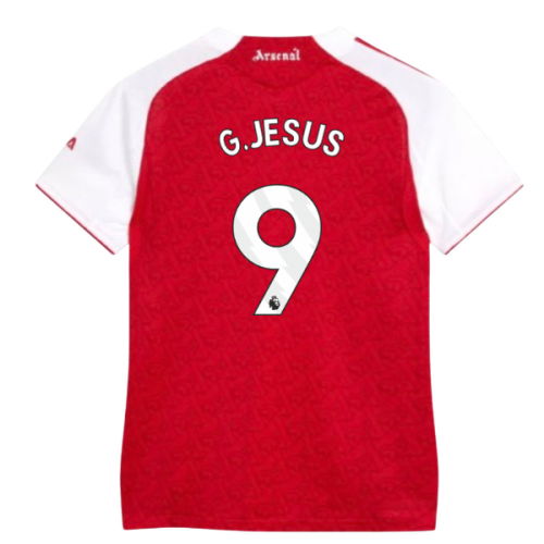 2025-2026 Arsenal Authentic Home Shirt (Womens) (G.Jesus 9)
