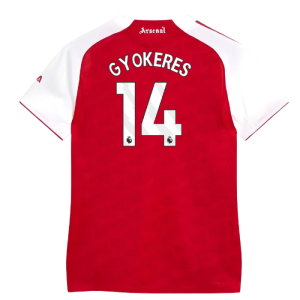 2025-2026 Arsenal Authentic Home Shirt (Womens) (Gyokeres 14)
