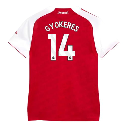2025-2026 Arsenal Authentic Home Shirt (Womens) (Gyokeres 14)