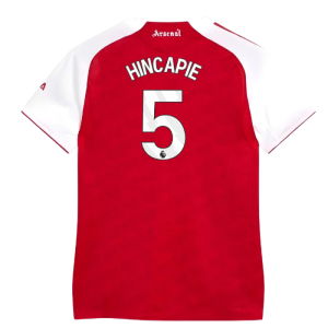2025-2026 Arsenal Authentic Home Shirt (Womens) (Hincapie 5)