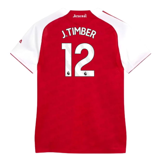 2025-2026 Arsenal Authentic Home Shirt (Womens) (J.Timber 12)