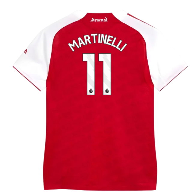 2025-2026 Arsenal Authentic Home Shirt (Womens) (Martinelli 11)