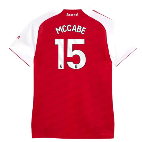 2025-2026 Arsenal Authentic Home Shirt (Womens) (McCabe 15)