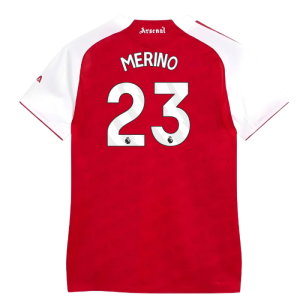 2025-2026 Arsenal Authentic Home Shirt (Womens) (Merino 23)