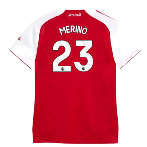 2025-2026 Arsenal Authentic Home Shirt (Womens) (Merino 23)