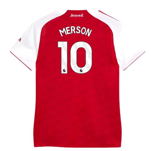 2025-2026 Arsenal Authentic Home Shirt (Womens) (Merson 10)
