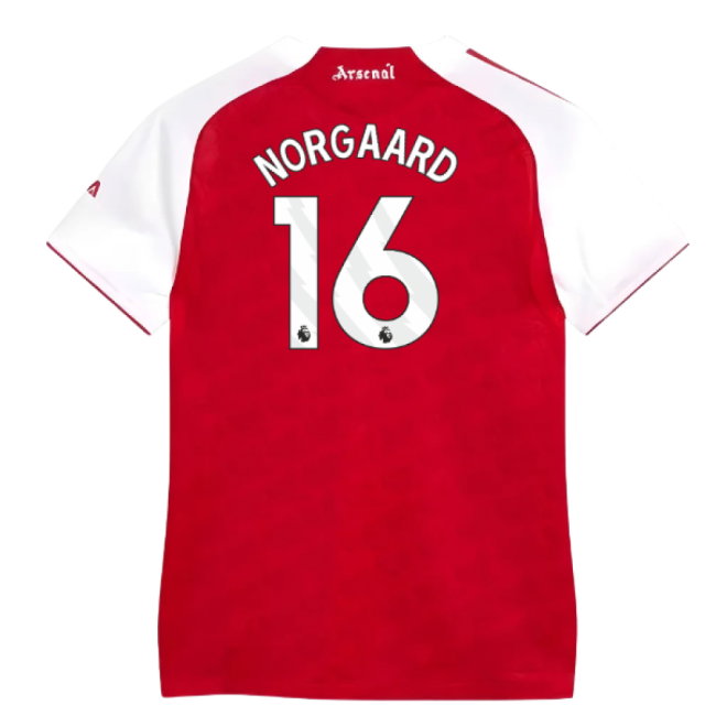 2025-2026 Arsenal Authentic Home Shirt (Womens) (Norgaard 16)