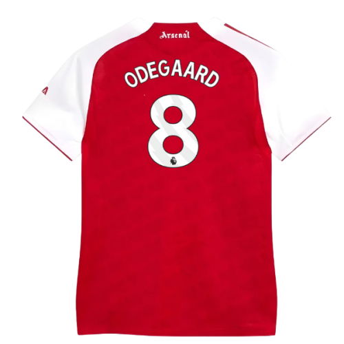 2025-2026 Arsenal Authentic Home Shirt (Womens) (Odegaard 8)