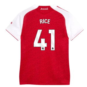 2025-2026 Arsenal Authentic Home Shirt (Womens) (Rice 41)