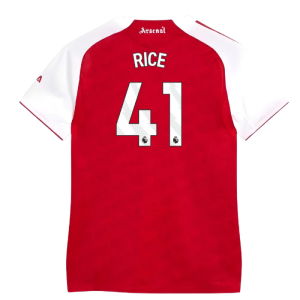 2025-2026 Arsenal Authentic Home Shirt (Womens) (Rice 41)
