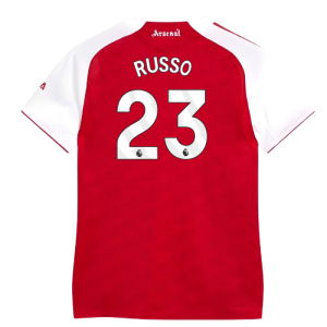 2025-2026 Arsenal Authentic Home Shirt (Womens) (Russo 23)