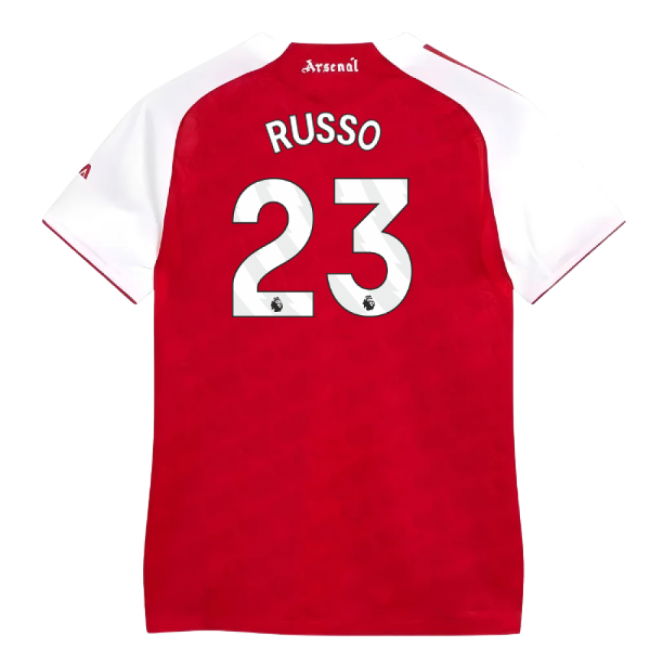 2025-2026 Arsenal Authentic Home Shirt (Womens) (Russo 23)