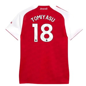 2025-2026 Arsenal Authentic Home Shirt (Womens) (Tomiyasu 18)