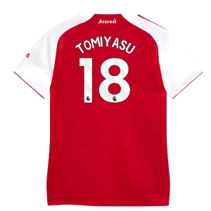 2025-2026 Arsenal Authentic Home Shirt (Womens) (Tomiyasu 18)