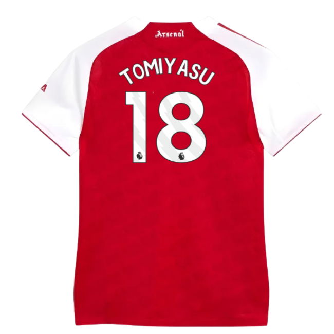 2025-2026 Arsenal Authentic Home Shirt (Womens) (Tomiyasu 18)