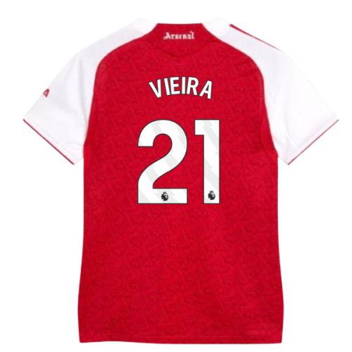 2025-2026 Arsenal Authentic Home Shirt (Womens) (Vieira 21)