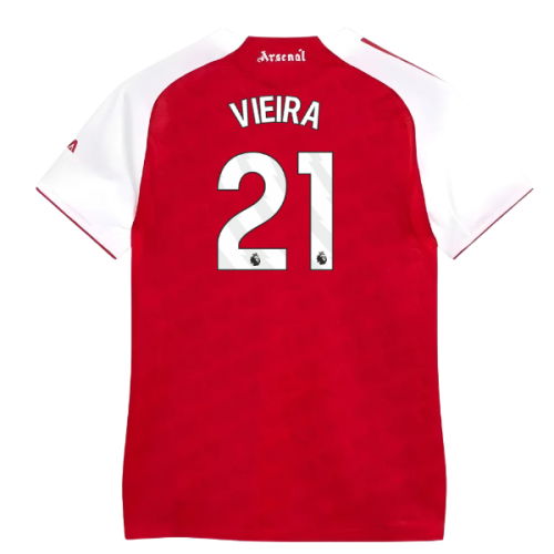 2025-2026 Arsenal Authentic Home Shirt (Womens) (Vieira 21)