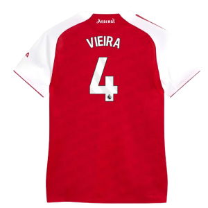 2025-2026 Arsenal Authentic Home Shirt (Womens) (Vieira 4)