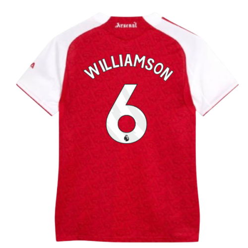 2025-2026 Arsenal Authentic Home Shirt (Womens) (Williamson 6)