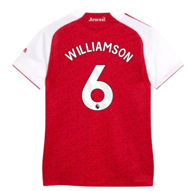 2025-2026 Arsenal Authentic Home Shirt (Womens) (Williamson 6)