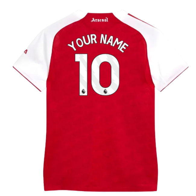 2025-2026 Arsenal Authentic Home Shirt (Womens) (Your Name)