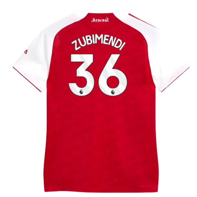 2025-2026 Arsenal Authentic Home Shirt (Womens) (Zubimendi 36)
