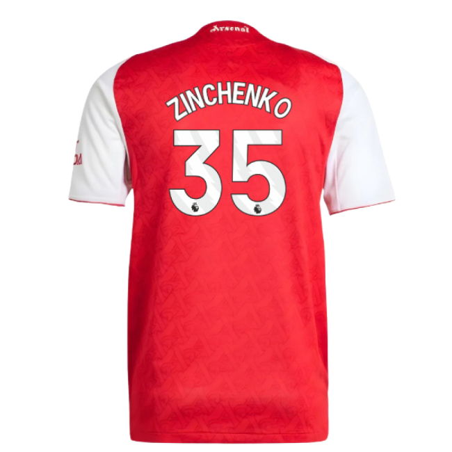 2025-2026 Arsenal Authentic Home Shirt (Zinchenko 35)