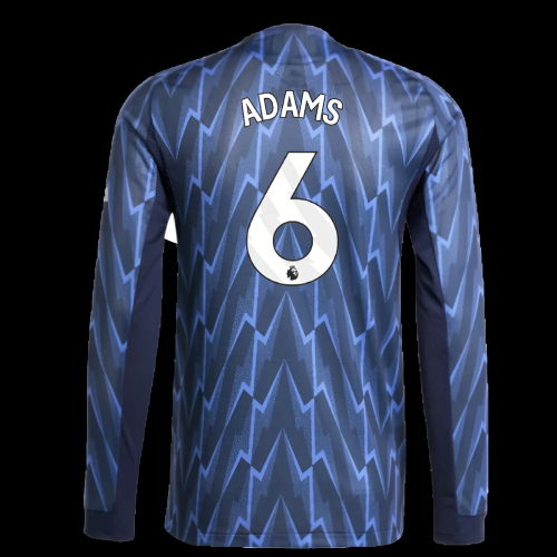 2025-2026 Arsenal Authentic Long Sleeve Away Shirt (Adams 6)