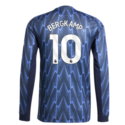 2025-2026 Arsenal Authentic Long Sleeve Away Shirt (Bergkamp 10)