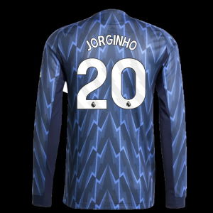 2025-2026 Arsenal Authentic Long Sleeve Away Shirt (Jorginho 20)