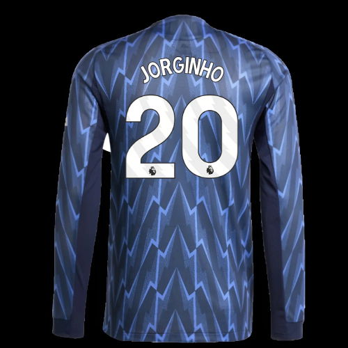 2025-2026 Arsenal Authentic Long Sleeve Away Shirt (Jorginho 20)