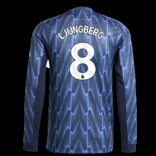 2025-2026 Arsenal Authentic Long Sleeve Away Shirt (Ljungberg 8)