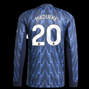 2025-2026 Arsenal Authentic Long Sleeve Away Shirt (Madueke 20)