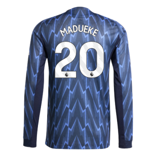 2025-2026 Arsenal Authentic Long Sleeve Away Shirt (Madueke 20)