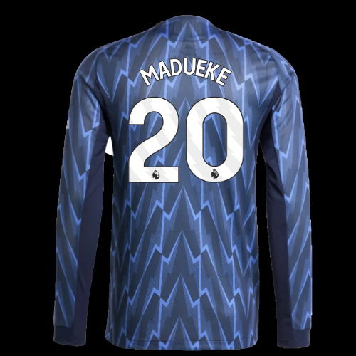 2025-2026 Arsenal Authentic Long Sleeve Away Shirt (Madueke 20)