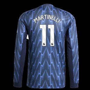 2025-2026 Arsenal Authentic Long Sleeve Away Shirt (Martinelli 11)