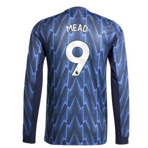 2025-2026 Arsenal Authentic Long Sleeve Away Shirt (Mead 9)