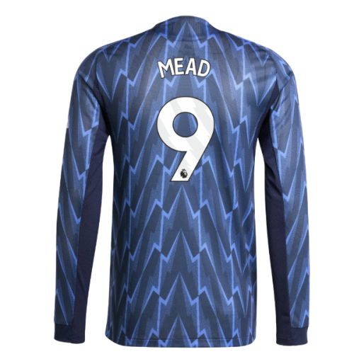 2025-2026 Arsenal Authentic Long Sleeve Away Shirt (Mead 9)