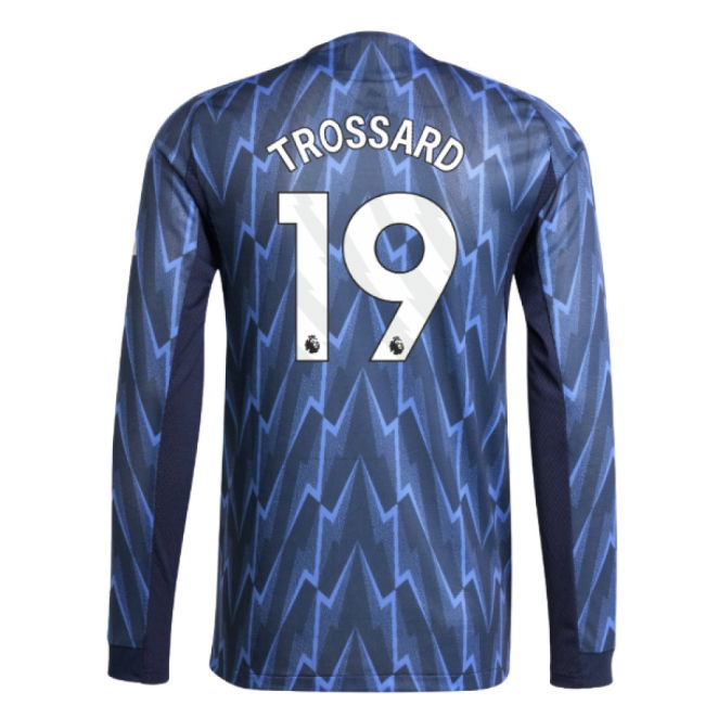2025-2026 Arsenal Authentic Long Sleeve Away Shirt (Trossard 19)