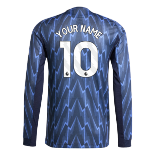 2025-2026 Arsenal Authentic Long Sleeve Away Shirt