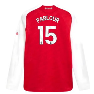2025-2026 Arsenal Authentic Long Sleeve Home Shirt (Parlour 15)