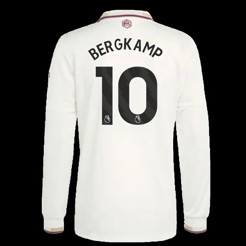 2025-2026 Arsenal Authentic Long Sleeve Third Shirt (Bergkamp 10)