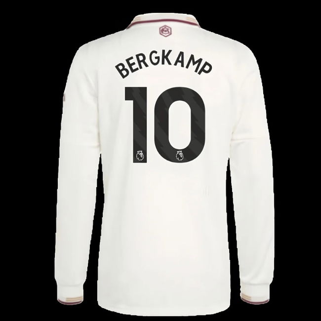 2025-2026 Arsenal Authentic Long Sleeve Third Shirt (Bergkamp 10)