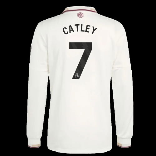 2025-2026 Arsenal Authentic Long Sleeve Third Shirt (Catley 7)