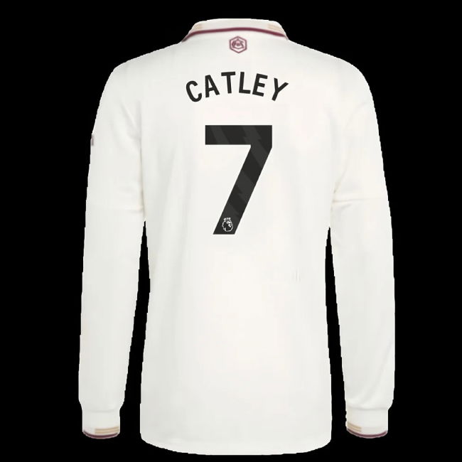 2025-2026 Arsenal Authentic Long Sleeve Third Shirt (Catley 7)