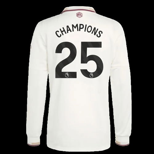 2025-2026 Arsenal Authentic Long Sleeve Third Shirt (Champions 25)
