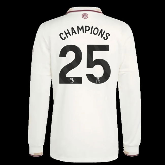 2025-2026 Arsenal Authentic Long Sleeve Third Shirt (Champions 25)